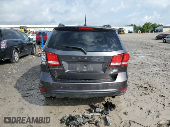 2017 Dodge Journey SXT with VIN 3C4PDCBG2HT533772, listed as a Copart auction lot 54729535 with 160,376 mi miles and Salvage title. Bid and sale history available at DreamBid. Image 6.