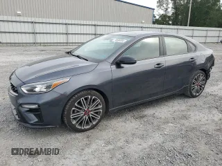 2021 Kia Forte GT with VIN 3KPF44AC5ME301469, listed as a Copart auction lot 74584834 with 35,928 mi miles and Salvage Title. Bid and sale history available at carsss.com. Image 1.