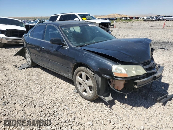 2002 Acura TL Type S w/Navigation with VIN 19UUA56922A043187, listed as a Copart auction lot 66700664 with 0 mi miles and Salvage Title. Bid and sale history available at carsss.com. Image 4.