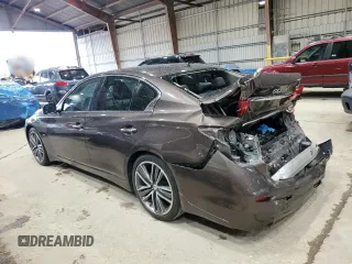 2015 Infiniti Q50 Premium with VIN JN1BV7AP3FM336311, listed as a Copart auction lot 56193875 with 110,984 mi miles and Salvage title. Bid and sale history available at DreamBid. Image 2.