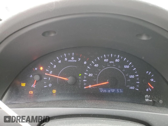 2010 Toyota Camry with VIN 4T1BF3EK4AU541335, listed as a Copart auction lot 52454865 with 123,518 mi miles and Salvage Title. Bid and sale history available at carsss.com. Image 9.