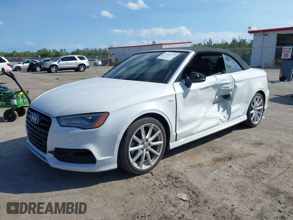 2016 Audi A3 2.0T Premium Plus with VIN WAUY8LFF0G1076232, listed as a IAAI auction lot 41431370 with 72,361 mi miles. Bid and sale history available at carsss.com. Image 18.