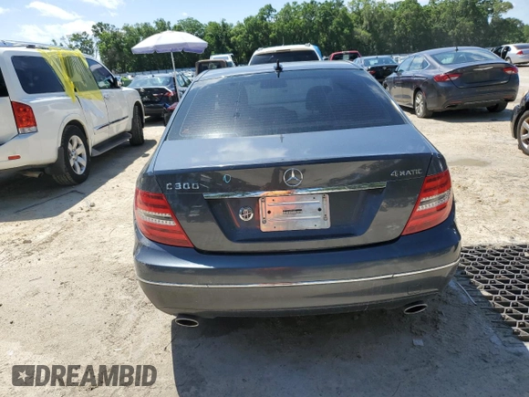 2014 Mercedes-Benz C 300 Sport with VIN WDDGF8AB2EA917296, listed as a Copart auction lot 51903405 with 67,015 mi miles and Salvage Title. Bid and sale history available at DreamBid. Image 6.