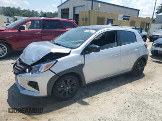 2024 Mitsubishi Mirage Black Edition with VIN ML32AWHJ0RH008834, listed as a Copart auction lot 61571935 with 12,815 mi miles and Clean title. Bid and sale history available at DreamBid. Image 1.