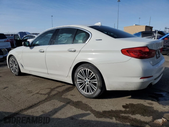 2018 BMW 5 Series 530e xDrive with VIN WBAJB1C51JB084280, listed as a Copart auction lot 45713625 with 106,846 mi miles and Clean Title. Bid and sale history available at carsss.com. Image 2.