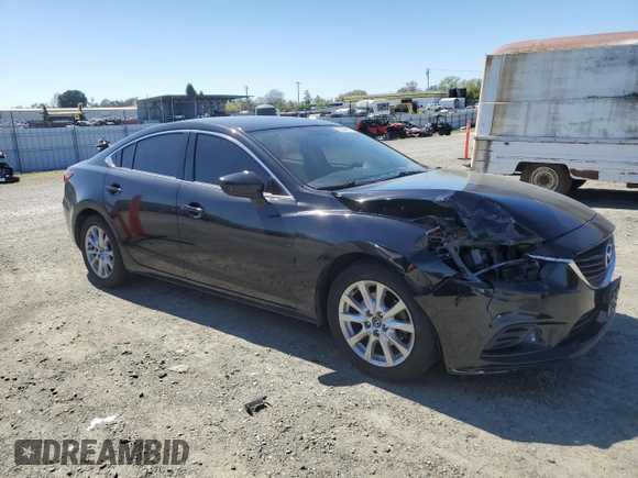2015 Mazda 6 i Sport with VIN JM1GJ1U51F1190692, listed as a Copart auction lot 50344255 with 122,463 mi miles and Salvage Title. Bid and sale history available at DreamBid. Image 4.
