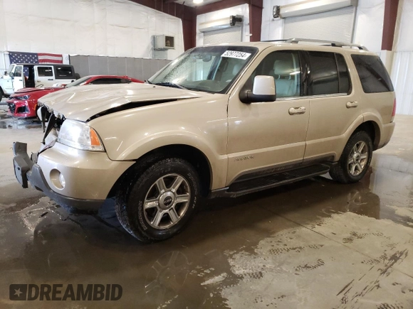 2004 Lincoln Aviator Luxury with VIN 5LMEU88HX4ZJ26458, listed as a Copart auction lot 52977254 with Not provided miles and Non repairable. Bid and sale history available at DreamBid. Image 1.