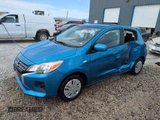2024 Mitsubishi Mirage ES z VIN ML32AUHJ6RH026405, wystawiony jako Copart lot #59637455 z przebiegiem 8 720 mil mil oraz Szkoda całkowita • Salvage title. Historia ofert i sprzedaży dostępna na DreamBid. Obrazek 1.