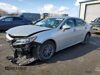2018 Lexus ES with VIN 58ABK1GG4JU101875, listed as a Copart auction lot 43758595 with 0 mi miles and Salvage Title. Bid and sale history available at carsss.com. Image 1.