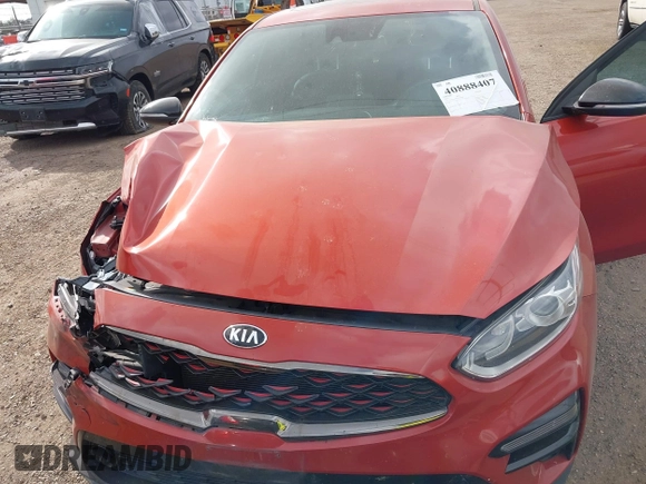 2020 Kia Forte GT-Line with VIN 3KPF34AD9LE255459, listed as a IAAI auction lot 40888407 with 77,679 mi miles. Bid and sale history available at carsss.com. Image 6.