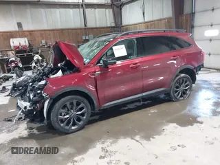 2023 Kia Sorento X-Line SX Prestige with VIN 5XYRKDLFXPG215270, listed as a IAAI auction lot 41154397 with 16,402 mi miles. Bid and sale history available at carsss.com. Image 2.