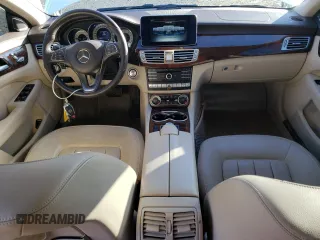 2015 Mercedes-Benz CLS 400 with VIN WDDLJ6HB7FA136587, listed as a Copart auction lot 43651315 with 55,164 mi miles and Salvage title. Bid and sale history available at DreamBid. Image 8.