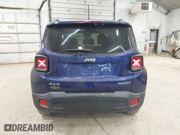 2017 Jeep Renegade Sport z VIN ZACCJBAB6HPE45127, wystawiony jako IAAI lot #42495207 z przebiegiem 103 991 mil mil oraz . Historia ofert i sprzedaży dostępna na DreamBid. Obrazek 16.