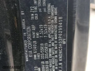 2023 Kia Carnival EX with VIN KNDNC5H33P6299418, listed as a Copart auction lot 71959084 with 22,675 mi miles and Salvage Title. Bid and sale history available at carsss.com. Image 15.