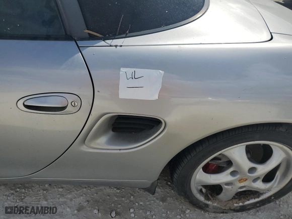 1998 Porsche Boxster with VIN WP0CA2987WU623096, listed as a Copart auction lot 76804944 with 0 miles and Salvage Title. Bid and sale history available at carsss.com. Image 12.