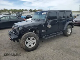 2017 Jeep Wrangler Unlimited Sport with VIN 1C4BJWDG6HL678021, listed as a Copart auction lot 54224725 with 97,644 mi miles and Salvage title. Bid and sale history available at DreamBid. Image 1.