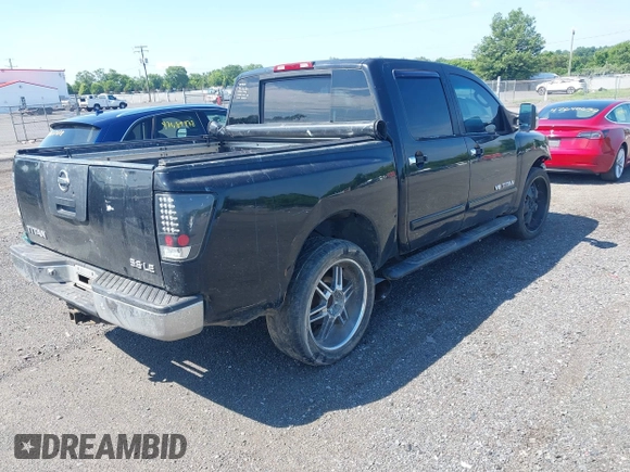2005 Nissan Titan LE with VIN 1N6AA07B05N509859, listed as a IAAI auction lot 42662424 with 252,000 mi miles and . Bid and sale history available at DreamBid. Image 4.
