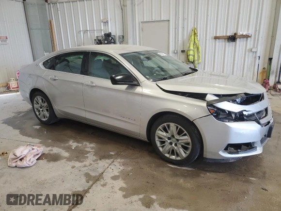 2015 Chevrolet Impala LS with VIN 2G11X5SL9F9103283, listed as a Copart auction lot 49819475 with 82,936 mi miles and Non Repairable. Bid and sale history available at DreamBid. Image 4.