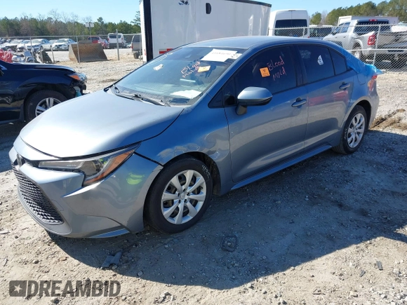 2020 Toyota Corolla LE with VIN JTDEPRAE9LJ092837, listed as a IAAI auction lot 41684690 with 97,113 mi miles. Bid and sale history available at carsss.com. Image 17.