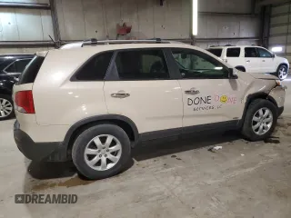 2012 Kia Sorento LX with VIN 5XYKTDA64CG229872, listed as a Copart auction lot 48900395 with 128,342 mi miles and Salvage Title. Bid and sale history available at carsss.com. Image 3.