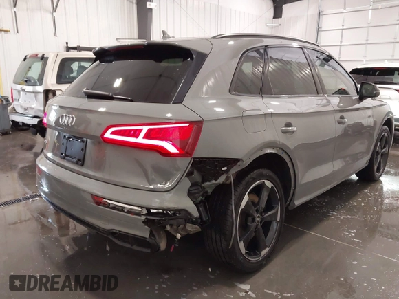 2020 Audi SQ5 Premium Plus with VIN WA1B4AFY2L2122894, listed as a IAAI auction lot 41613149 with 53,306 mi miles and . Bid and sale history available at DreamBid. Image 6.
