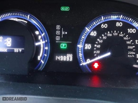 2010 Lexus HS 250h with VIN JTHBB1BA3A2001808, listed as a IAAI auction lot 41607862 with NaN miles. Bid and sale history available at carsss.com. Image 16.