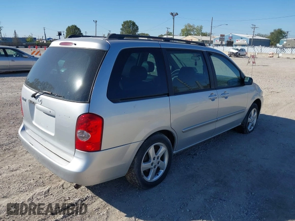 2002 Mazda MPV LX with VIN JM3LW28J620318798, listed as a IAAI auction lot 40579571 with 120,641 mi miles and . Bid and sale history available at DreamBid. Image 4.