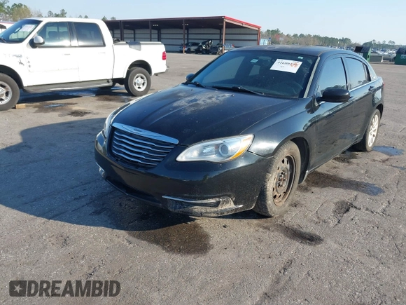 2014 Chrysler 200 LX with VIN 1C3CCBAG8EN149878, listed as a IAAI auction lot 41680490 with 236,453 mi miles. Bid and sale history available at carsss.com. Image 2.