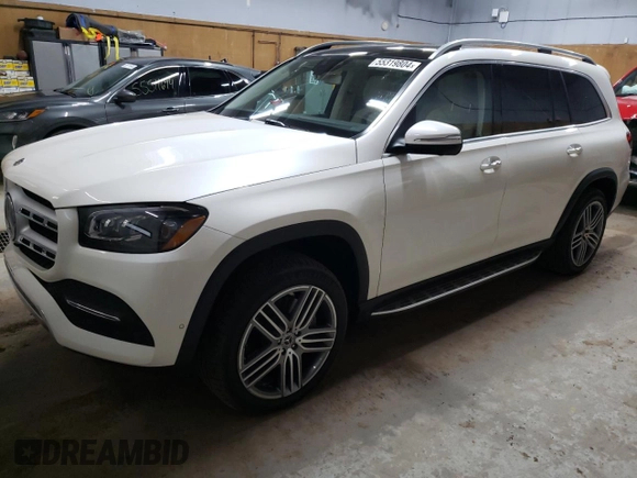 2020 Mercedes-Benz GLS 450 with VIN 4JGFF5KE4LA179006, listed as a Copart auction lot 55319804 with 18,567 mi miles and . Bid and sale history available at DreamBid. Image 1.