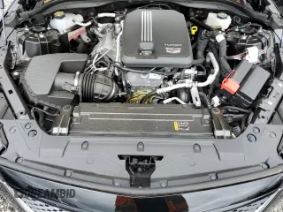 2024 Cadillac CT5 Luxury with VIN 1G6DM5RK1R0106920, listed as a Copart auction lot 74776684 with 5,501 mi miles and Salvage title. Bid and sale history available at DreamBid. Image 11.