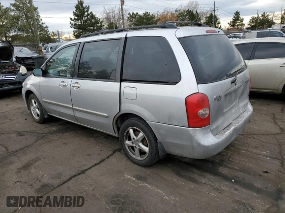 2003 Mazda MPV LX with VIN JM3LW28J930347908, listed as a Copart auction lot 86700124 with 231,753 mi miles and Salvage Title. Bid and sale history available at carsss.com. Image 2.