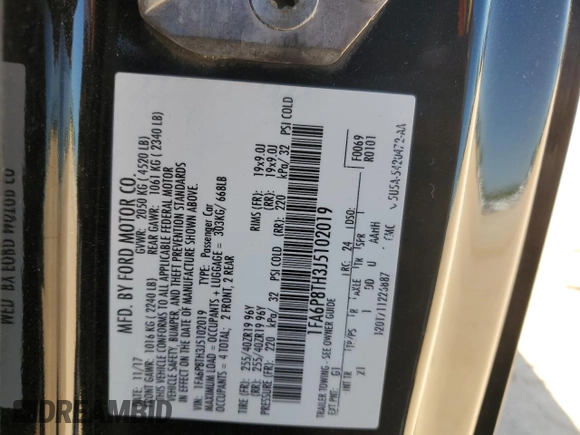 2018 Ford Mustang EcoBoost with VIN 1FA6P8TH3J5102019, listed as a Copart auction lot 53631805 with 82,669 mi miles and Salvage title. Bid and sale history available at DreamBid. Image 14.