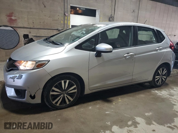 2015 Honda Fit EX-L with VIN 3HGGK5H81FM724237, listed as a Copart auction lot 58568174 with 96,854 mi miles and Clean Title. Bid and sale history available at DreamBid. Image 1.