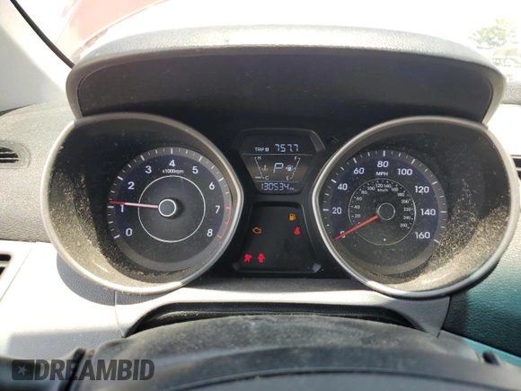 2016 Hyundai Elantra SE with VIN 5NPDH4AE0GH739085, listed as a Copart auction lot 56312665 with 130,534 mi miles and Salvage title. Bid and sale history available at DreamBid. Image 9.