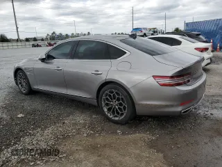 2021 Genesis G80 2.5T with VIN KMTGB4SC1MU062014, listed as a Copart auction lot 44325815 with 32,547 mi miles and Non Repairable. Bid and sale history available at DreamBid. Image 2.