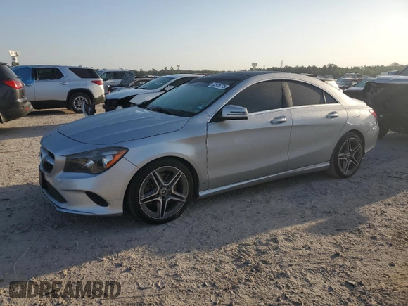 2018 Mercedes-Benz CLA 250 with VIN WDDSJ4GB0JN508502, listed as a Copart auction lot 52916775 with 59,591 mi miles and Salvage Title. Bid and sale history available at DreamBid. Image 1.