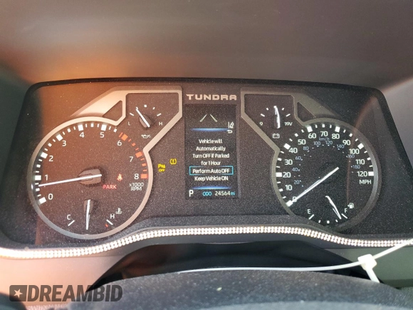2022 Toyota Tundra 2WD Limited with VIN 5TFJA5AB6NX001537, listed as a Copart auction lot 73872764 with 24,564 mi miles and Salvage Title. Bid and sale history available at carsss.com. Image 9.