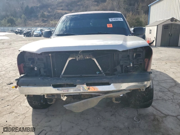 2005 Chevrolet Silverado 1500 LS with VIN 1GCEK14V45Z352156, listed as a Copart auction lot 87450214 with 0 mi miles and Salvage Title. Bid and sale history available at carsss.com. Image 5.