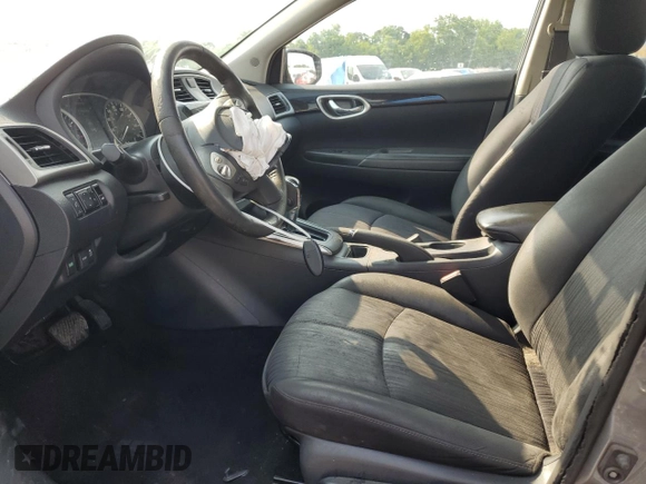 2017 Nissan Sentra S with VIN 3N1AB7AP0HY350932, listed as a Copart auction lot 58932145 with 145,154 mi miles and Salvage title. Bid and sale history available at DreamBid. Image 7.