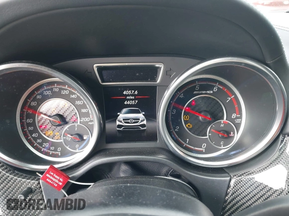2018 Mercedes-Benz GLE 63 S AMG with VIN 4JGED7FB3JA099383, listed as a IAAI auction lot 41215972 with 44,057 mi miles and . Bid and sale history available at DreamBid. Image 7.