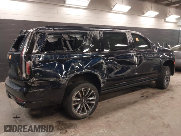 2022 Cadillac Escalade ESV Sport Platinum with VIN 1GYS4RKL4NR244529, listed as a IAAI auction lot 41071149 with 50,641 mi miles and . Bid and sale history available at DreamBid. Image 6.