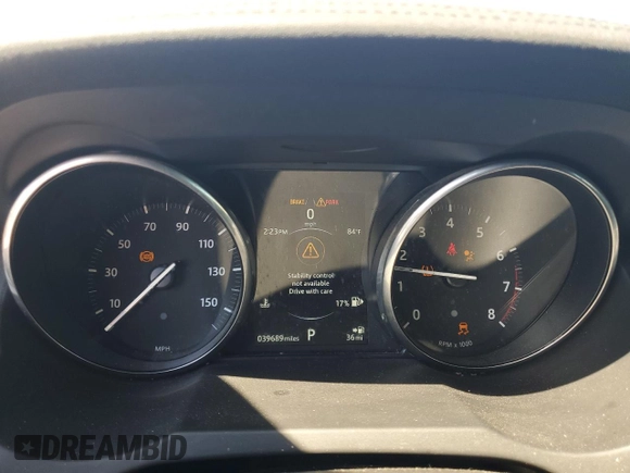 2018 Land Rover Range Rover Evoque HSE Dynamic with VIN SALVD5RX2JH288073, listed as a Copart auction lot 72825884 with 39,689 mi miles and Salvage title. Bid and sale history available at DreamBid. Image 9.