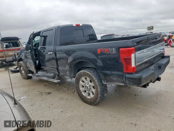 2017 Ford Super Duty F-250 SRW Lariat with VIN 1FT7W2BTXHED40884, listed as a Copart auction lot 51273165 with 159,899 mi miles and Salvage Title. Bid and sale history available at carsss.com. Image 2.