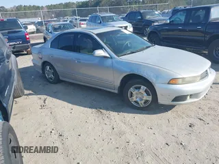 2002 Mitsubishi Galant ES with VIN 4A3AA46G02E150111, listed as a IAAI auction lot 41530402 with 1 mi miles. Bid and sale history available at carsss.com. Image 1.