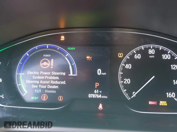 2022 Honda Accord Touring with VIN 1HGCV3F93NA000986, listed as a IAAI auction lot 41507595 with 78,764 mi miles and . Bid and sale history available at DreamBid. Image 7.