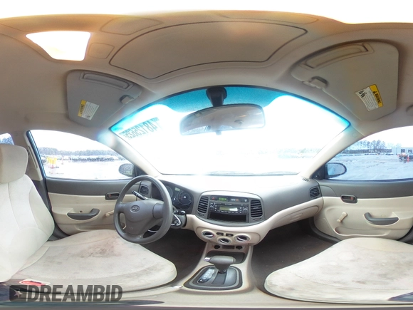 2009 Hyundai Accent Auto GLS with VIN KMHCN46C89U384585, listed as a Copart auction lot 48125625 with 158,089 mi miles and Clean Title. Bid and sale history available at carsss.com. Image 12.