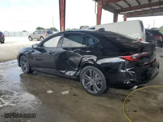 2022 Acura TLX w/A-Spec Package with VIN 19UUB5F5XNA002062, listed as a Copart auction lot 48930945 with 13,471 mi miles and Salvage Title. Bid and sale history available at carsss.com. Image 2.
