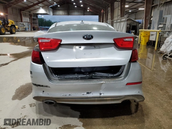 2015 Kia Optima LX with VIN 5XXGM4A70FG381720, listed as a Copart auction lot 50753425 with 161,752 mi miles and Salvage Title. Bid and sale history available at carsss.com. Image 6.
