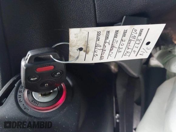 2022 Subaru Impreza Premium с VIN 4S3GTAV62N3722875, выставлен на аукционе IAAI как лот 41913952 с пробегом 19 261 миль миль и . История ставок и продаж доступна на DreamBid. Изображение 11.