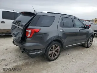2018 Ford Explorer Limited with VIN 1FM5K7FH3JGA54953, listed as a Copart auction lot 43580475 with 106,368 mi miles and Salvage Title. Bid and sale history available at carsss.com. Image 3.